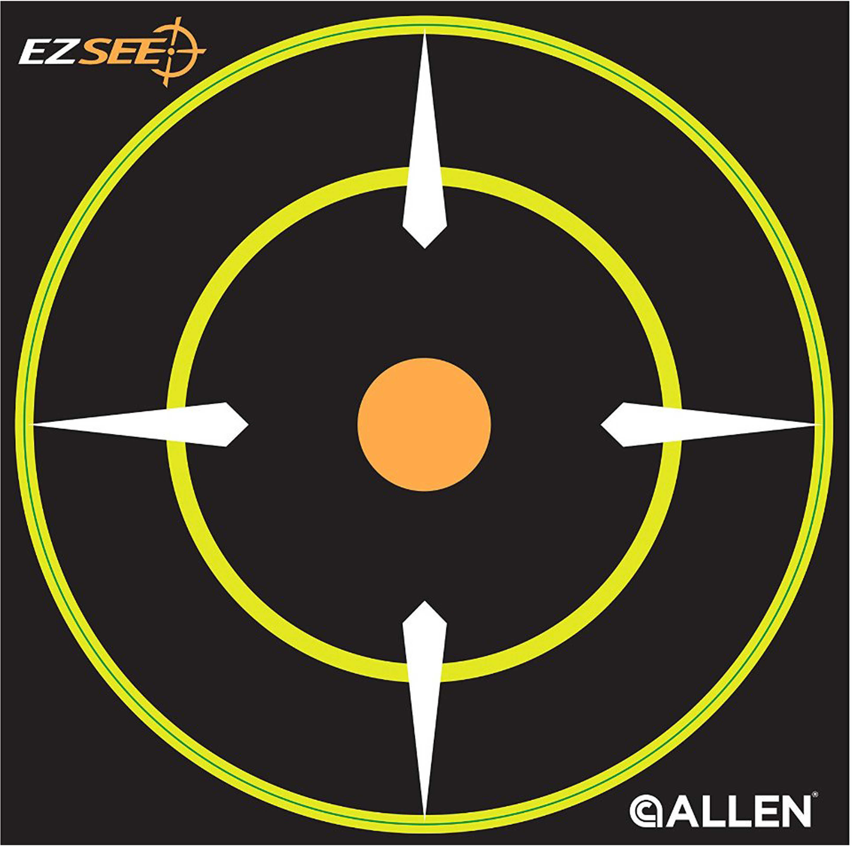 Allen EZ See Adhesive 6 Rnd Bullseye TGT 12Pk
