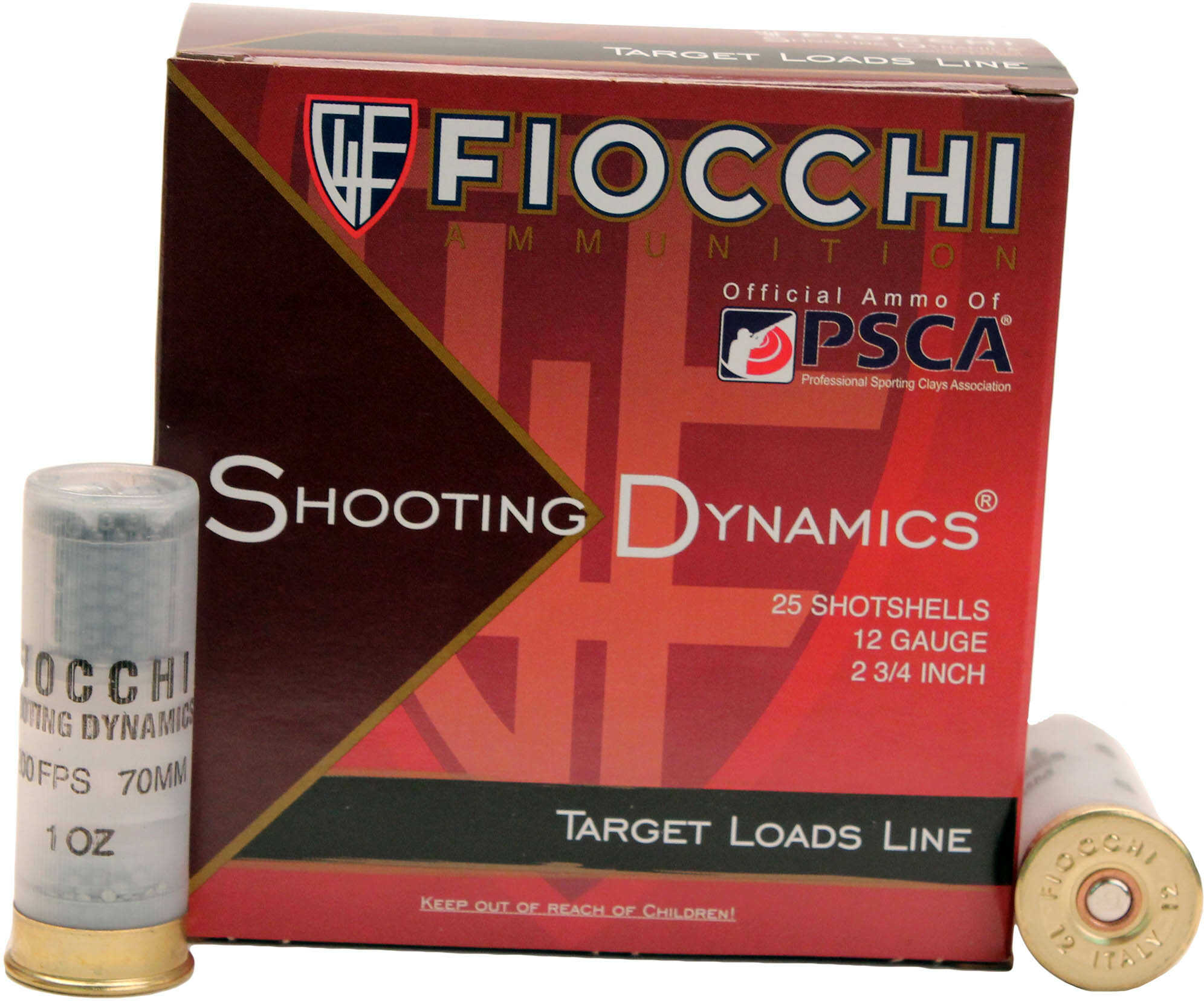 12 Gauge 2-3/4" Lead #8  1 oz 10 Rounds Fiocchi Shotgun Ammunition