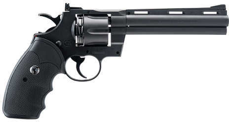 Umarex Colt Python Air Pistol .177 BB 6" Barrel 410 Feet Per Second Matte Finish Black Polymer Grips 10 Rounds