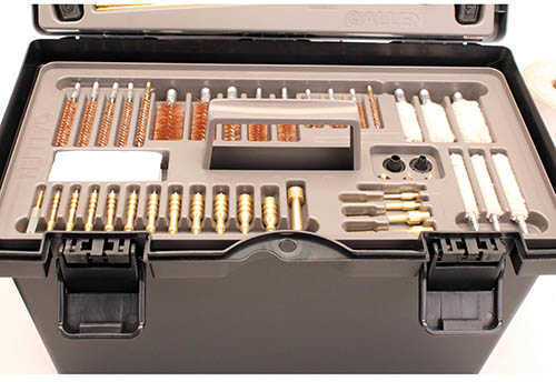 Allen Company Tool Box Style Gun Cleaning Kit 80Pc Set Black/Grey