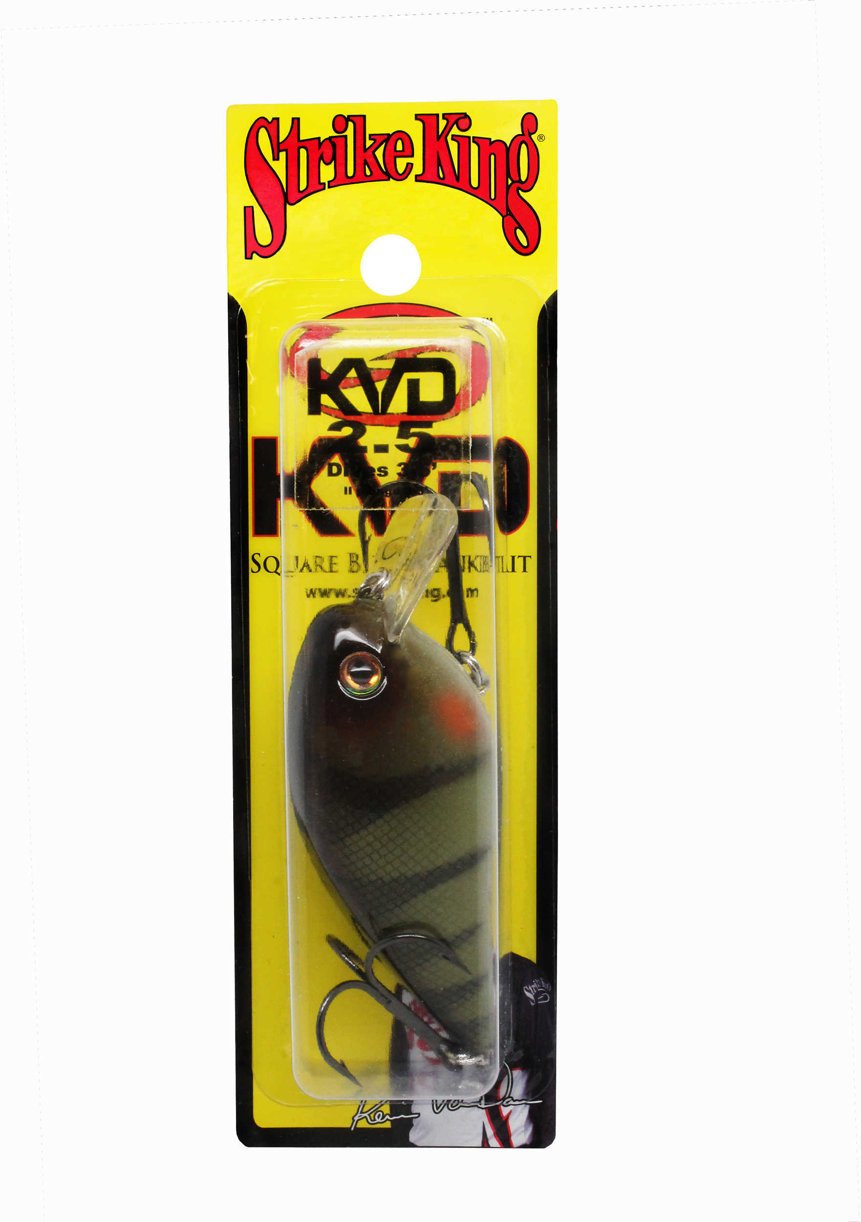 Sk KVD SQUAREBILL 2.5 Yellow Perch