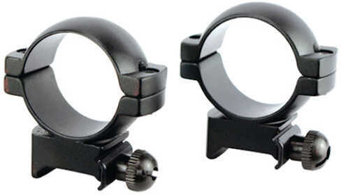 Weaver Simmons 30MM Aluminum Rings With Matte Black Finish Md: 49175