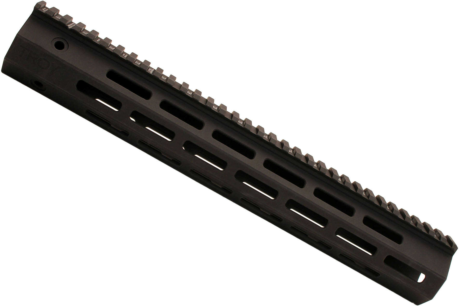 Troy BattleRail Rail Fits AR 5.56 13" M-Lok Aluminum Black Finish SRAI-Ml1-13BT-00