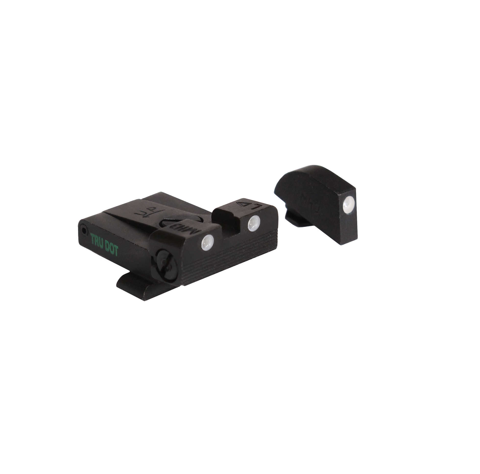 Mepro for Glock Tru-Dot Adjustable Night Sights - 9mm .357 .45 S&W & Gap