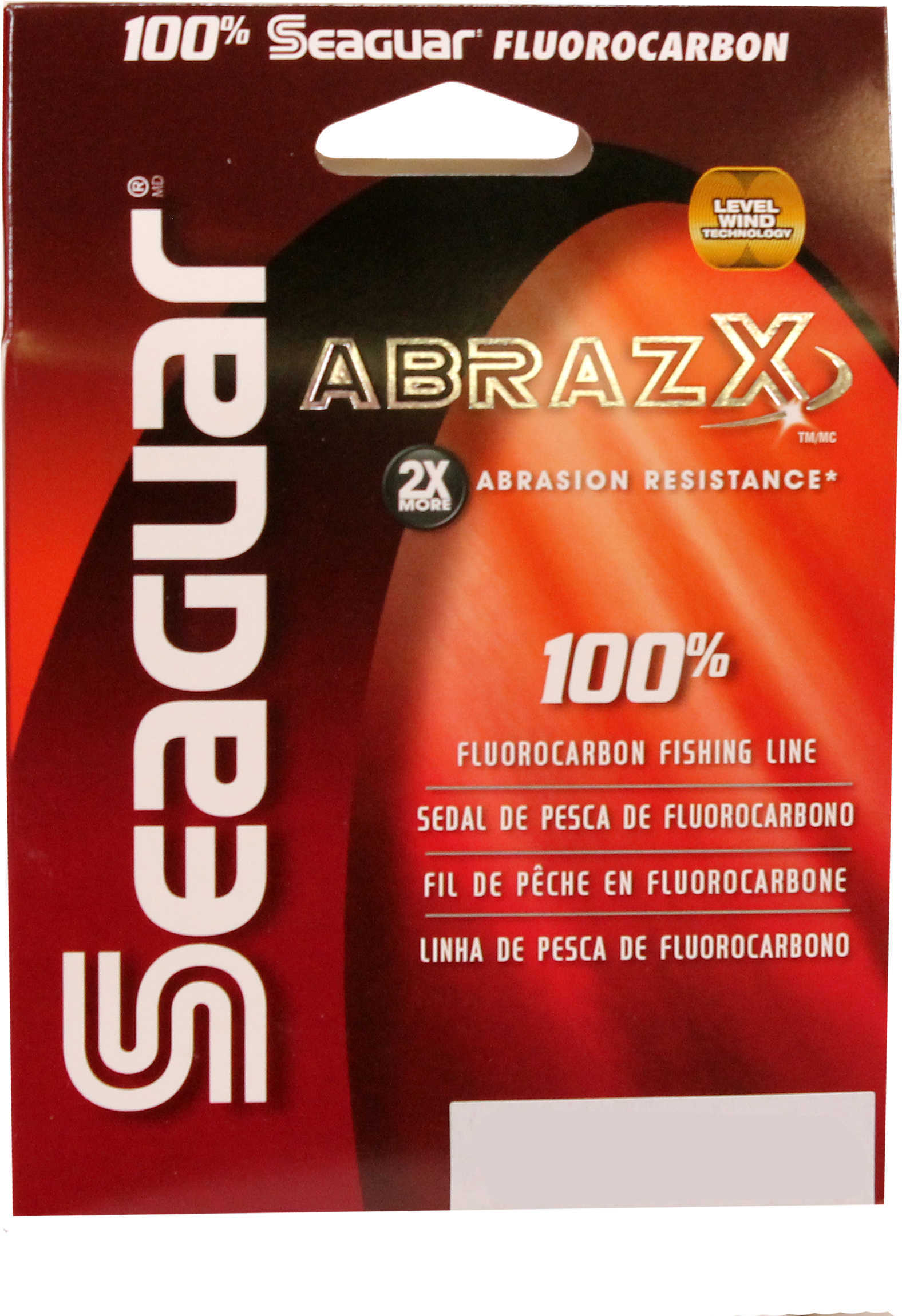 Seaguar ABRAZX 100% Fluorocarbon Fishing Line 12lbs 200 yds 12AX200