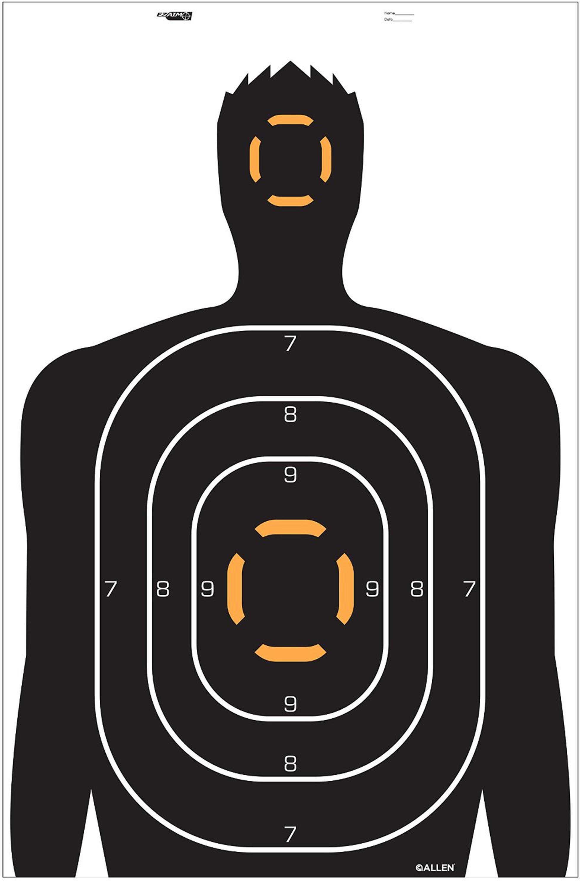 Allen Target Human Silhouette 23X35
