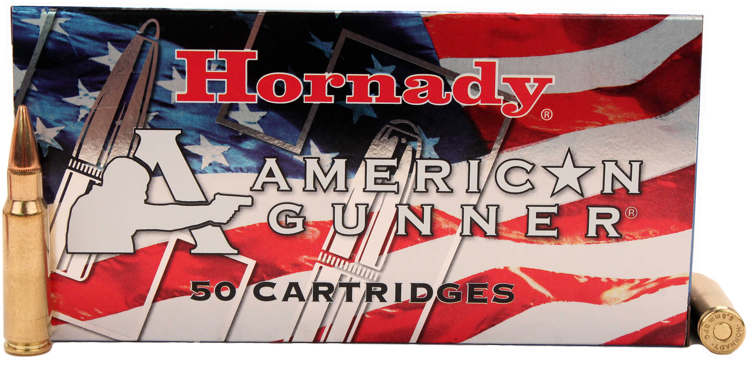 6.8mm SPC 110 Grain Hollow Point 50 Rounds Hornady Ammunition
