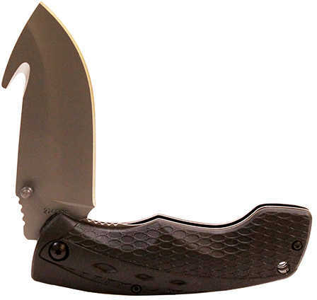 Old Timer 2148OT Schrade Copperhead 3.42" 7Cr17MoV Stainless Steel Gut Hook Rubber