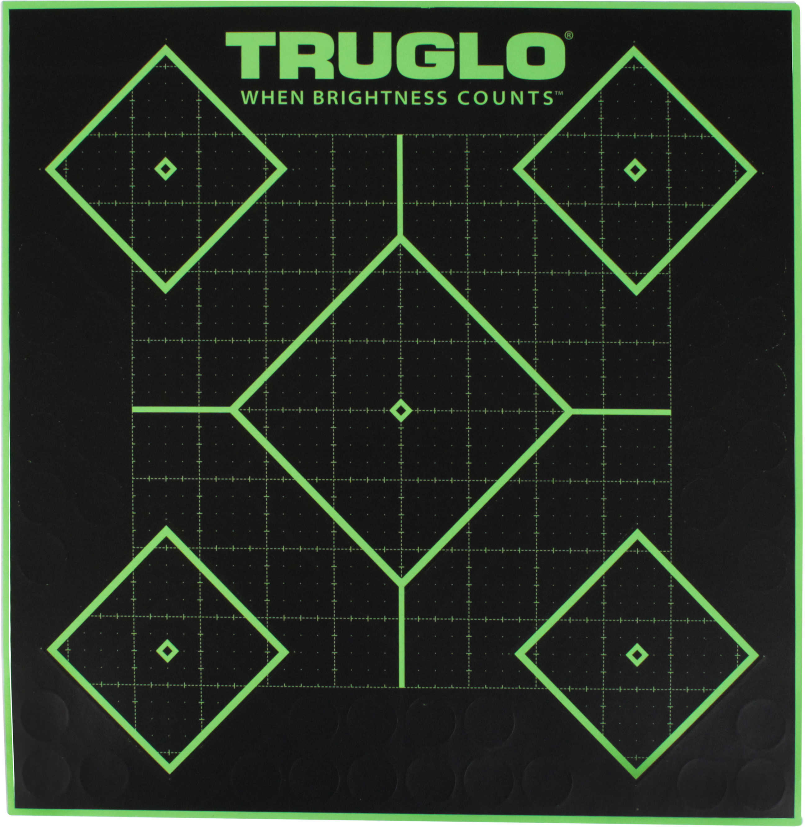 Truglo TG14A12 Tru-See Self-Adhesive Paper 12" x 5-Diamond Black/Green Pack