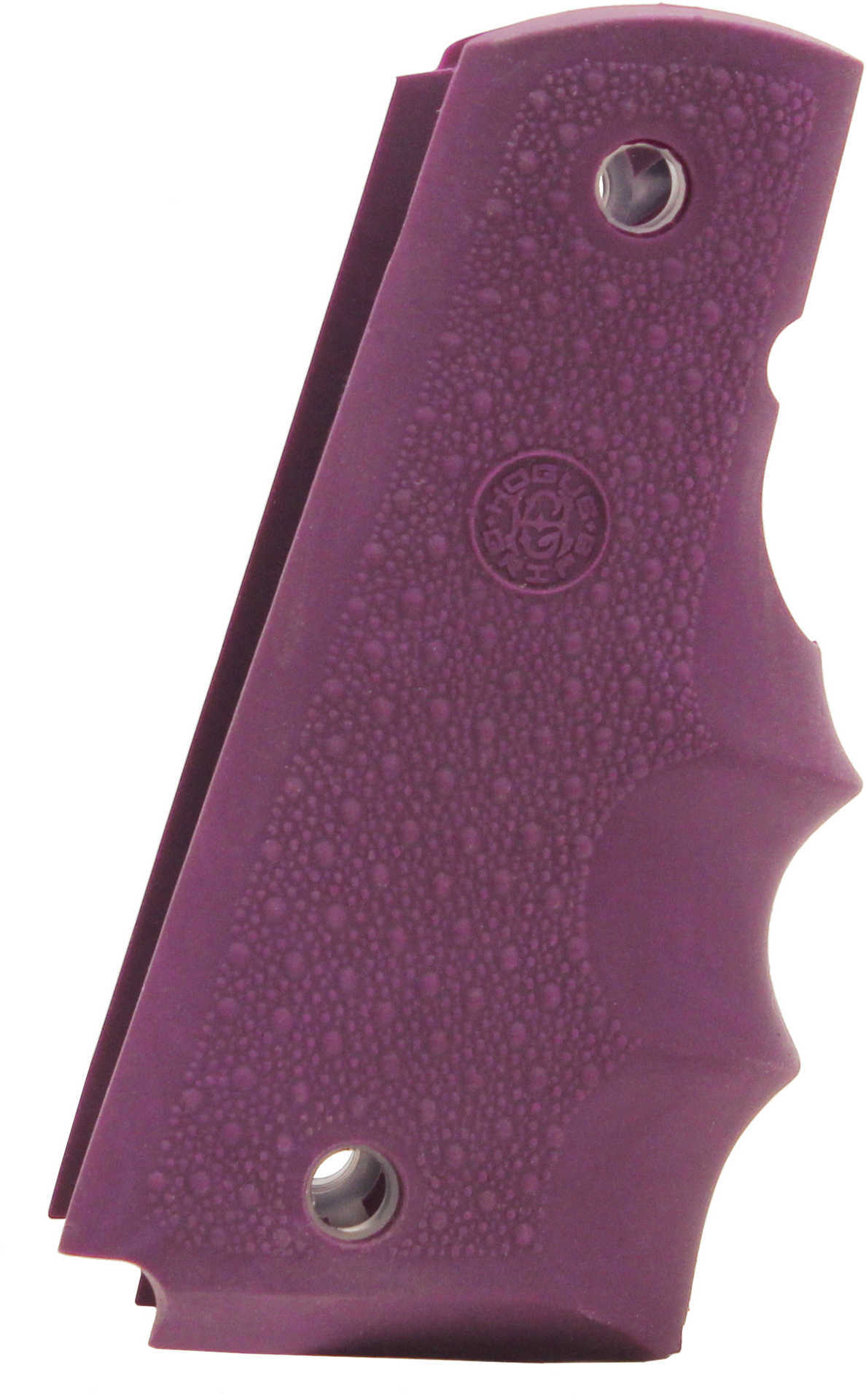 Hogue 45006 Rubber Grip with Finger Grooves 1911 Government Textured Purple
