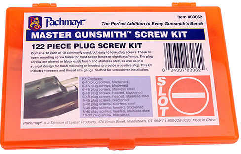 Pachmayr 03062 Master Gunsmith 120 Piece Plug Screw Kit
