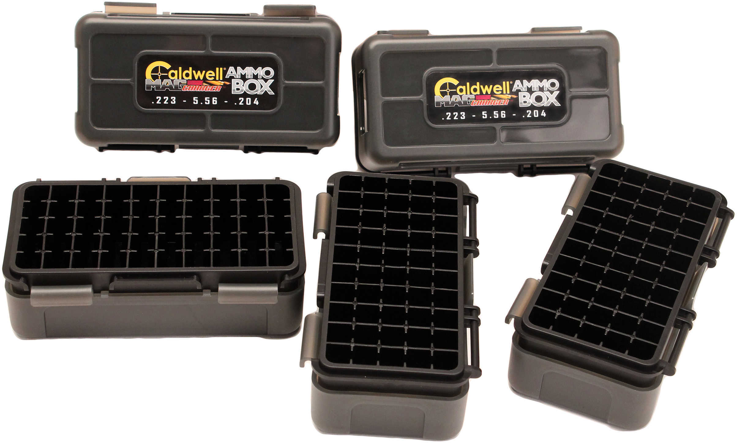 Caldwell 397623 Mag Charger Ammo Box 223 Rem,204 Ruger 50rd Black