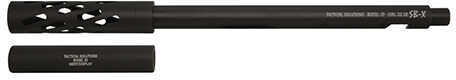 Tactical Solutions 1022SBXMB X-Ring SB-X Barrel with Suppressor 22 LR 16.5" Ruger 10/22, T/C R22 Aluminum Black