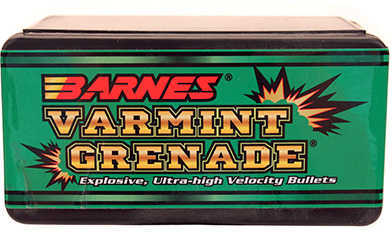 Barnes 22 Caliber .224 Diameter 50 Grain Varmint Grenade 250 Count