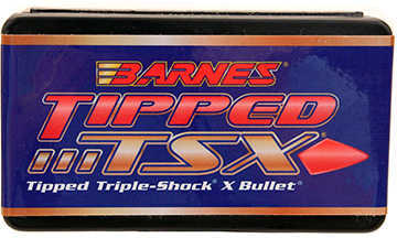 Barnes 6mm .243 Diameter 80 Grain Poly Tipped TSX Triple Shock X-Boat Tail 50 Count