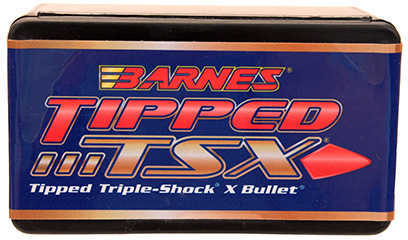 Barnes TIPPED TSX .264 Diameter 6.5MM 120 Grain Ballistic Tip Boat Tail California Certified Nonlead 50 Count 30242