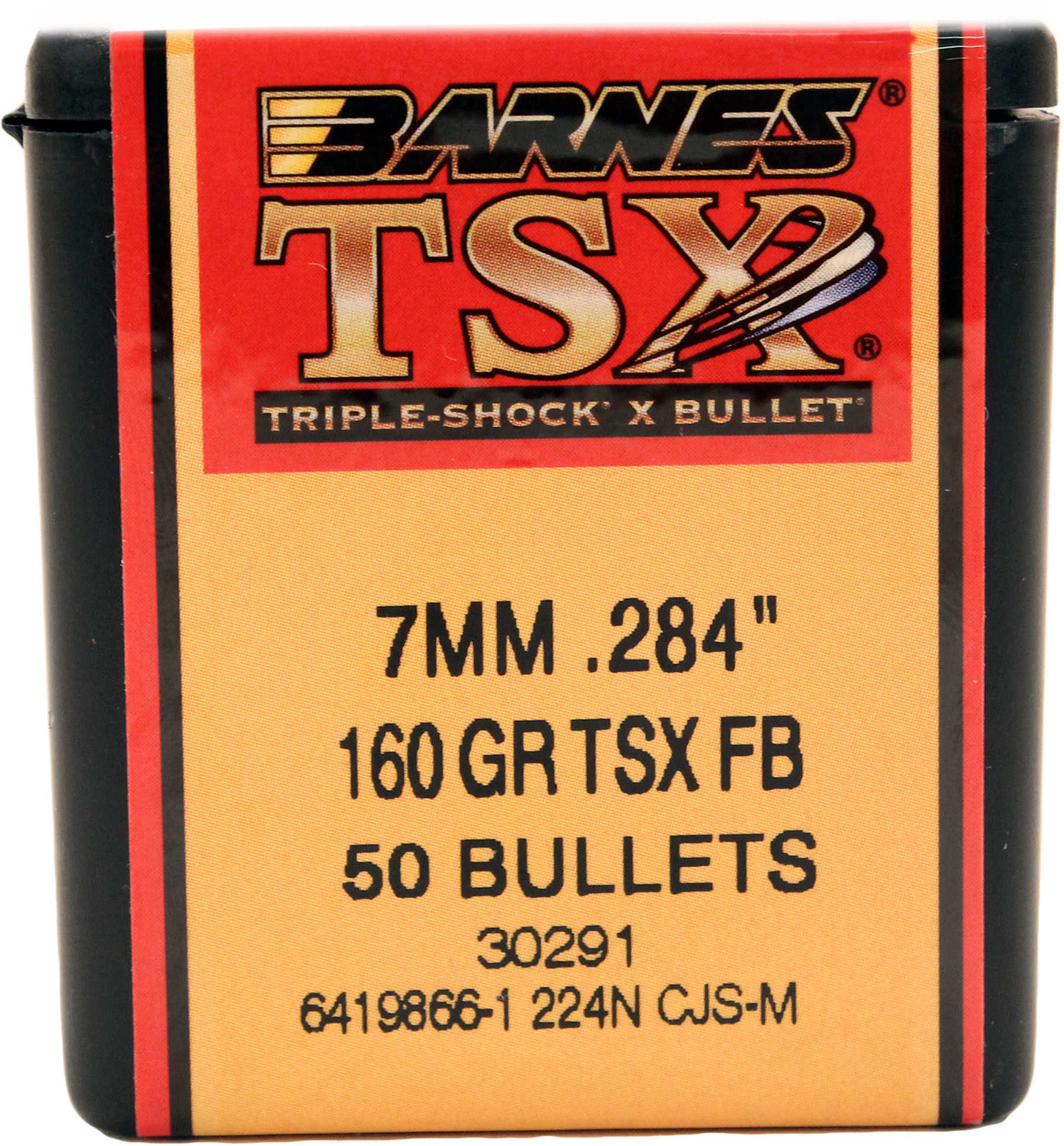 Barnes TSX Bullets 7mm .284" 160 Gr TSXFB 50/ct