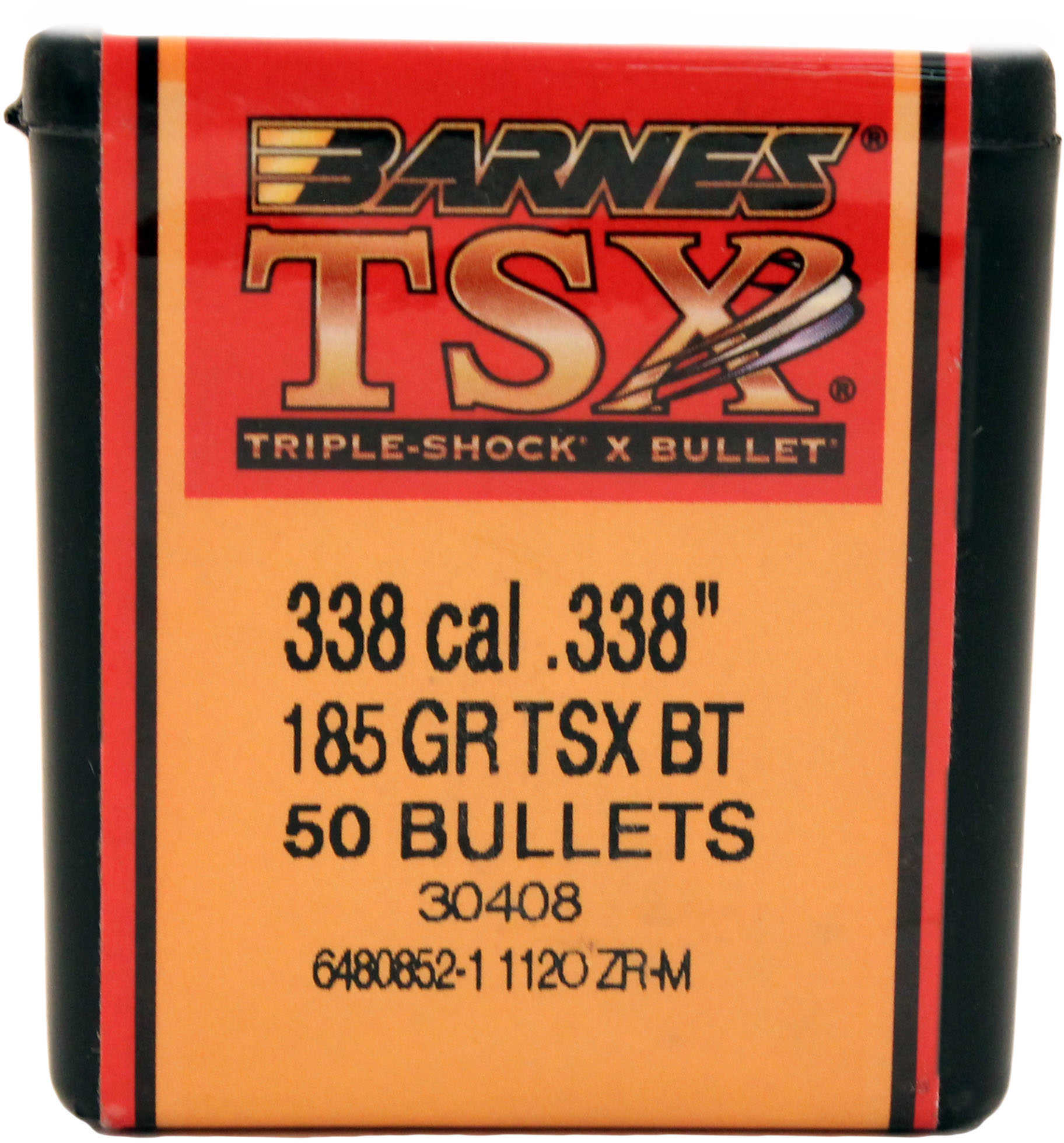 Barnes Bullet .338dia 185 Grains TSX Boattail 50 Per Box