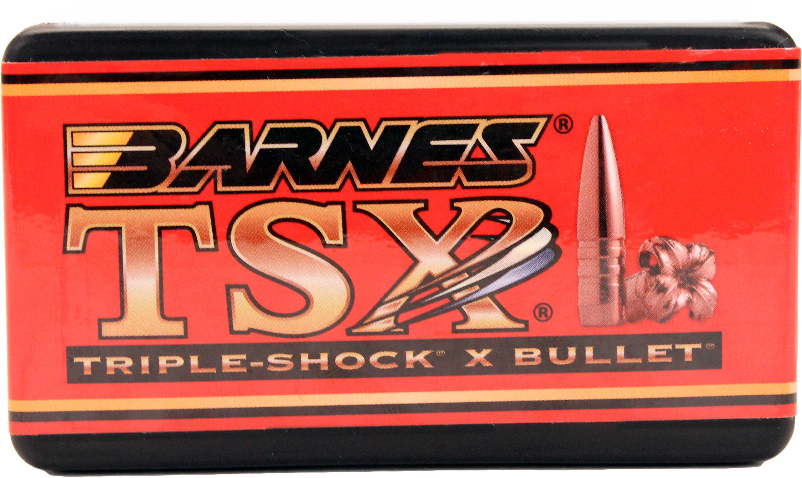 Barnes 35 Caliber .358 Diameter 225 Grain Triple Shock X-Bullet Flat Base 50 Count