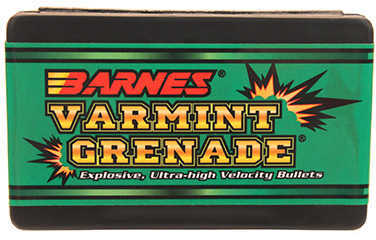 Barnes Varmint Grenade Rifle Bullets .20 Cal .204" 26 Gr FB 100/ct