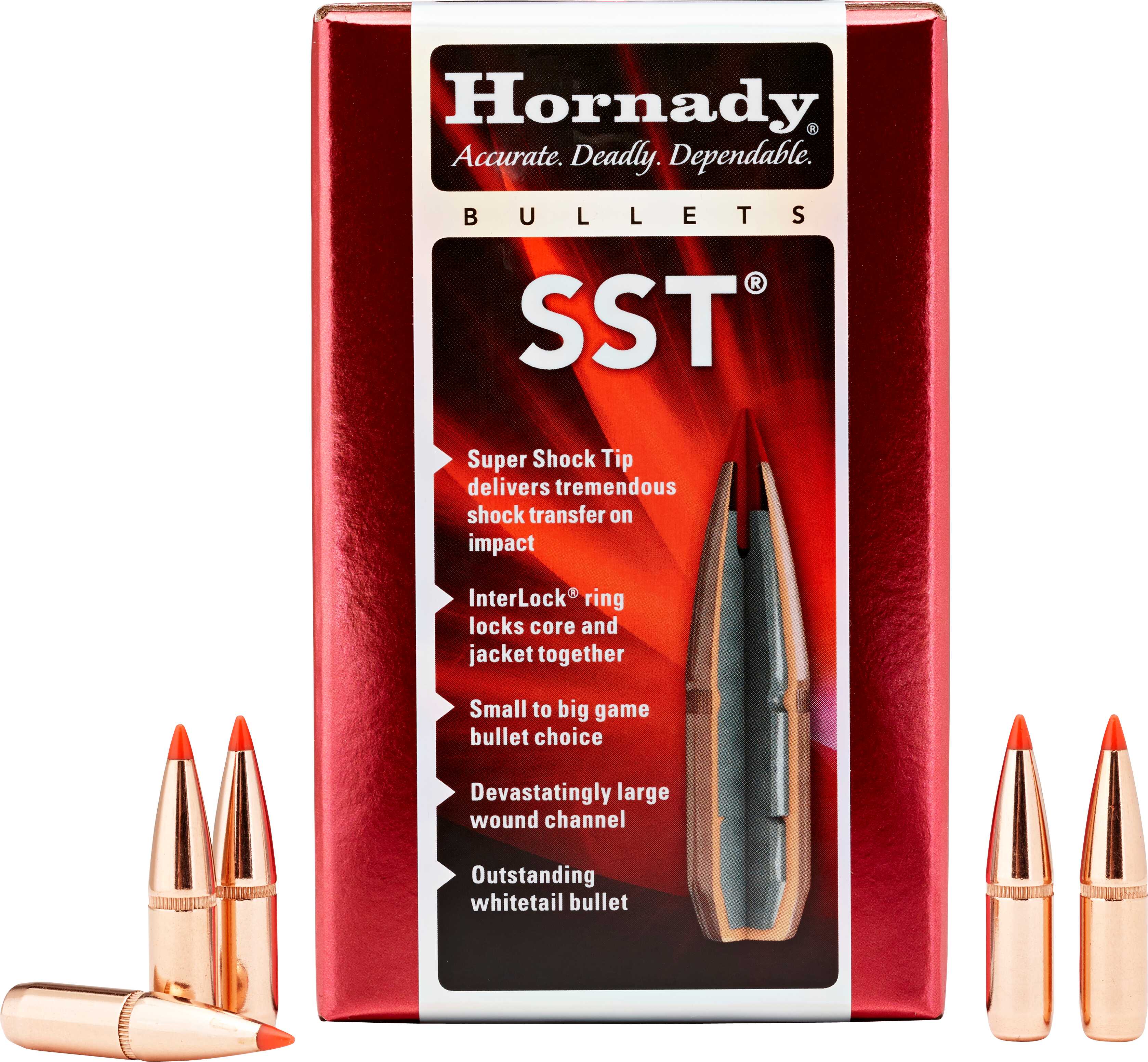 Hornady Bullets 6.5mm (.264) 123 Grain SST (Grendel/LBC/Lapua) 100/Bx