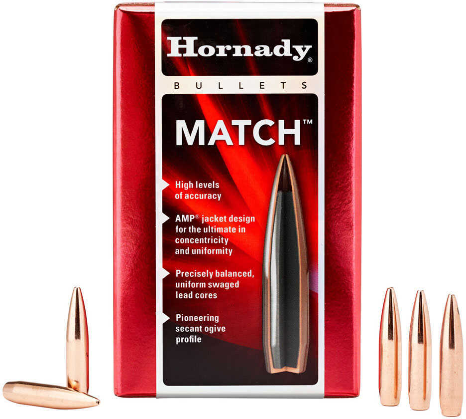 Hornady Match Bullets 30 Caliber (.308) 208 Grain BTHP 100/Bx