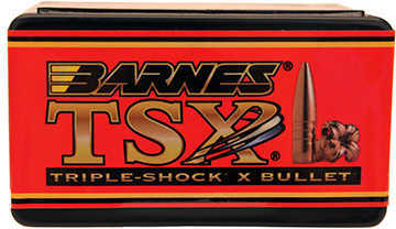 Barnes 35 Caliber .358 Diameter 200 Grain Triple Shock X-Bullet Flat Base 50 Count