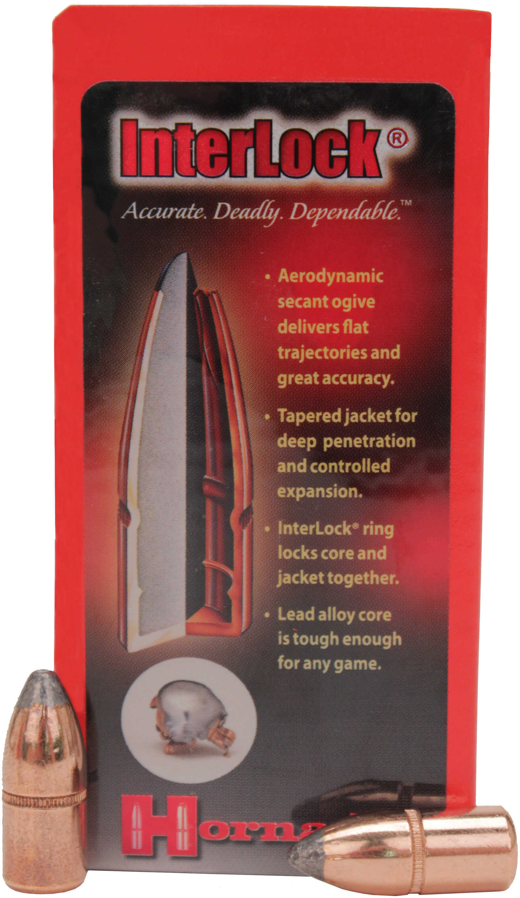 Hornady Interlock Bullets .405 Cal .411" 300 Gr SP 50/ct