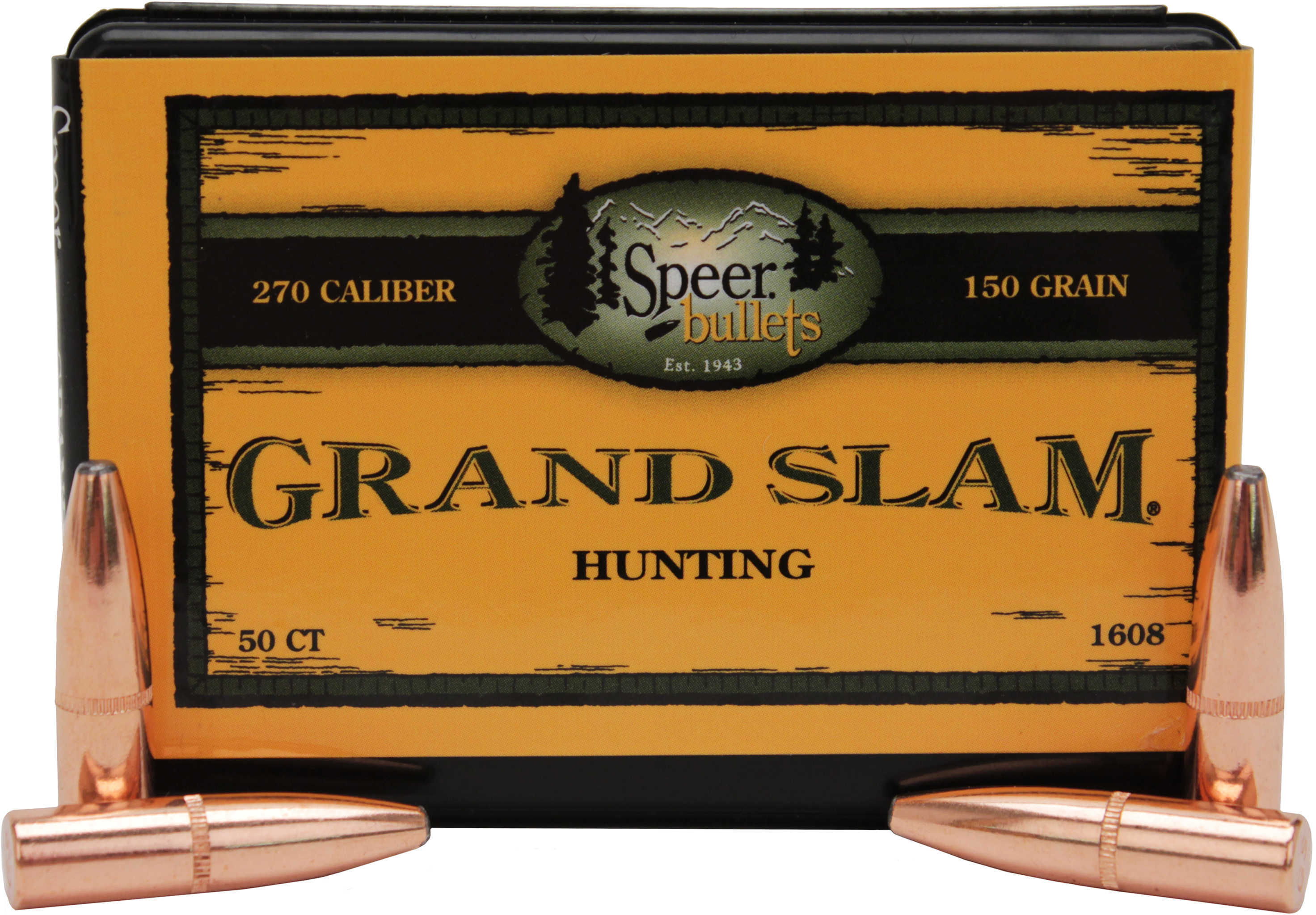 Speer Grand Slam Rifle Bullets .270 Caliber (.277) 150 Gr. (Per 50)