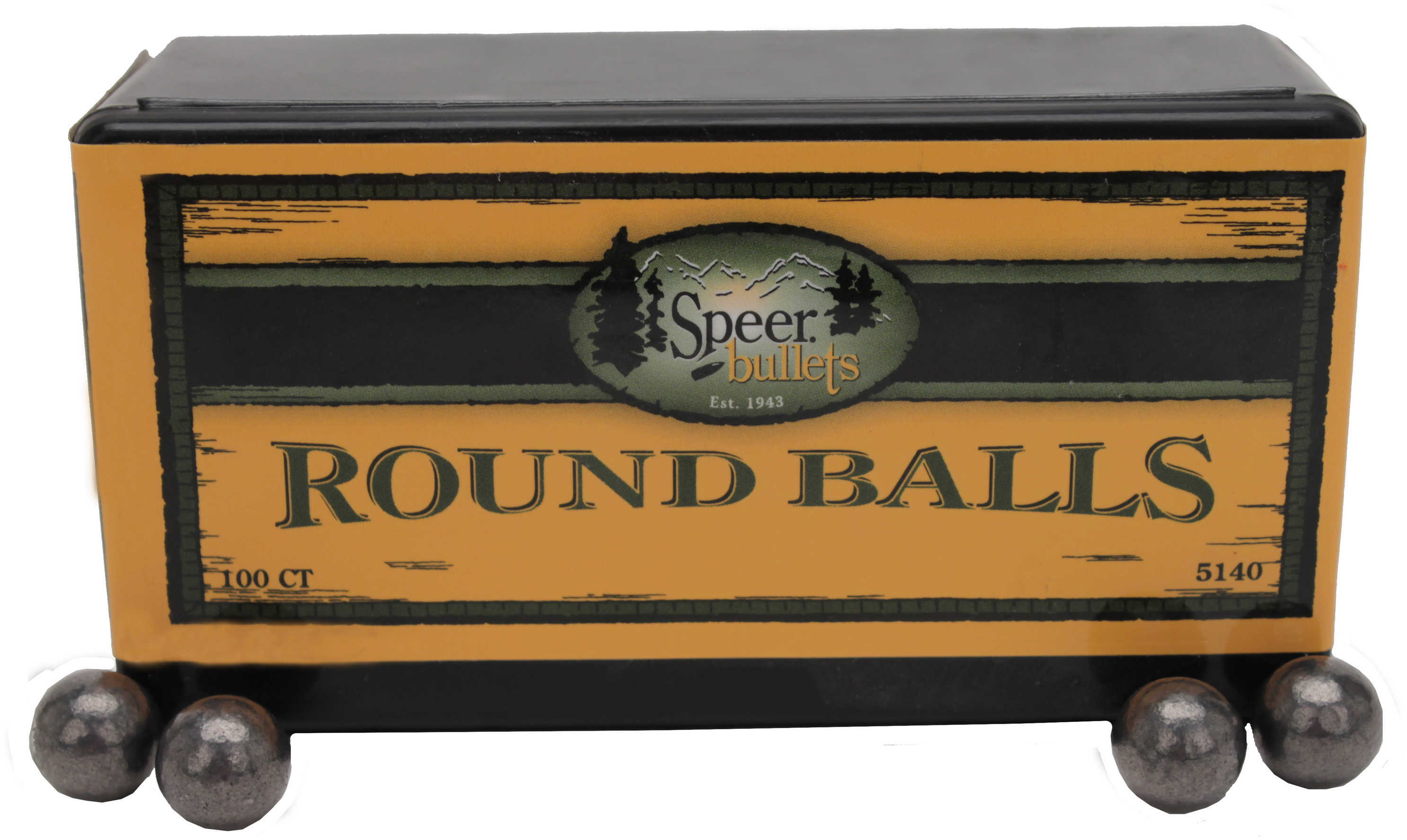Speer Muzzleloader Round Lead Balls .495" 181 Gr MZRB 100/ct