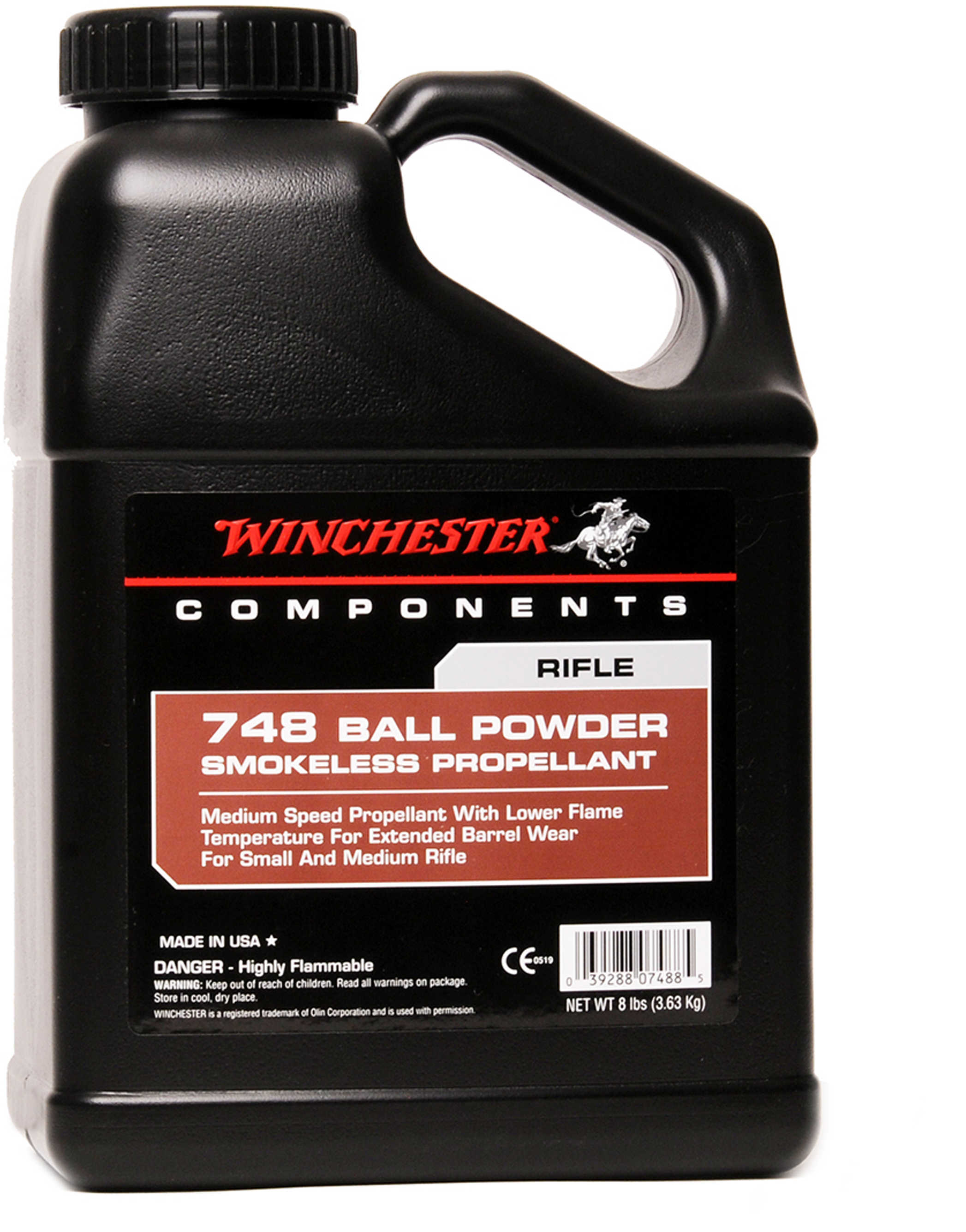 Winchester Powder 748 Smokeless 8 Lb