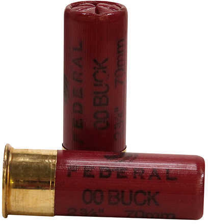 Federal Power-Shok Shot 12 Gauge 2.75 in. 9 Pellets 00 Buck 5 rd. Model: F127 00