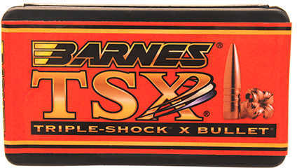 Barnes .264 Caliber 130 Grain Triple-Shock X Flat Base Bullet 50/Box Md: 26442