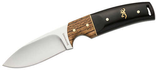Browning 3220271 Buck Mark Hunter Fixed 3.125" 8Cr13MoV Stainless Steel Drop Point Hardwood