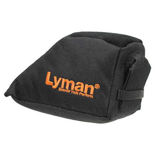 Lyman Wedge Rear Shooting Bag Filled Black Nylon