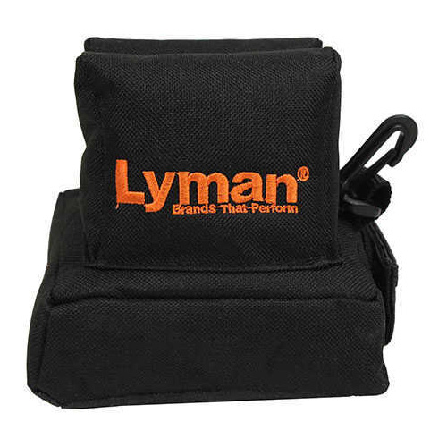Lyman Universal Bag Rest Filled Black Standard Size Features a Notched Design which holds the Rifle Stock in place 78378