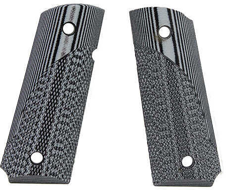 Pachmayr Dominator G10 Grips 1911 Officer Gry/Black Checkered
