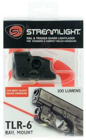 Streamlight 69290 TLR-6 Laser/Light Combo Clear LED 100 Lumens 1/3N (2) Battery Black Polymer