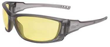 Leight A1500 Solid Gray Frame Amber Hardcoat Lens
