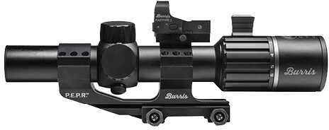 Burris RT6 Rifle Scope 30mm Tube 1-6x 24mm Illuminated Ballistic AR Reticle Matte with FastFire III and P.E.P.R. Mount