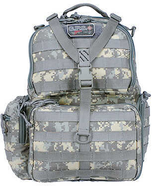 G*Outdoors GPS-T1612BPG Tactical Range Backpack Gray Digital 1000D Nylon 3 Handguns