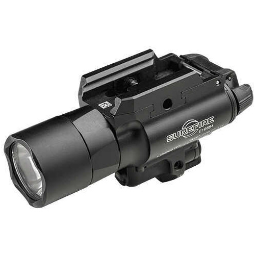 Surefire X400UHARD Ultra WeaponLight with Red Laser White LED 1000 Lumens CR123A Lithium Battery Black Aluminum