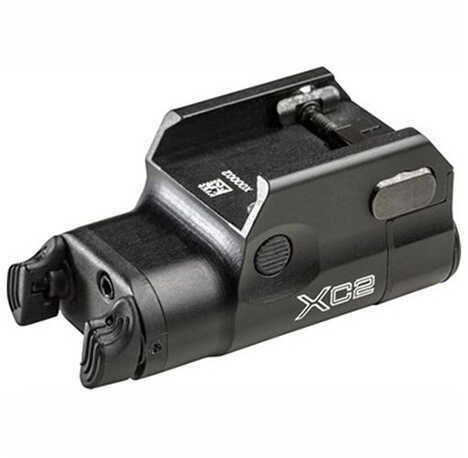 Surefire XC2A XC2 Ultra-Compact Handgun Light and Laser White LED 300 Lumens AAA NiMH Battery Black Aerospace Grade Alum
