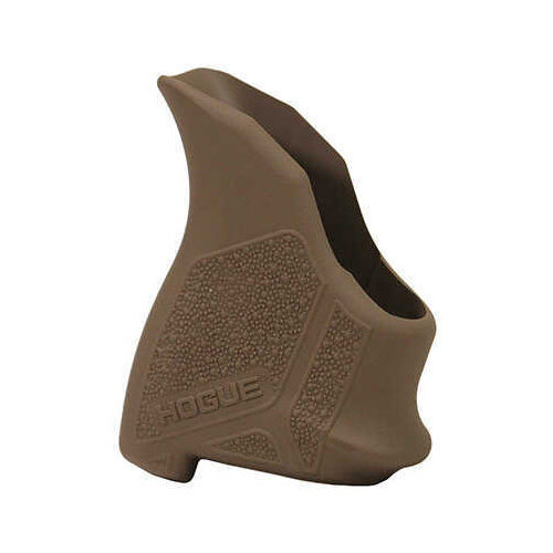 Hogue Grips HandAll Beavertail Pistol Fits Ruger® LCP II Rubber Finger Grooves Flat Dark Earth 18123