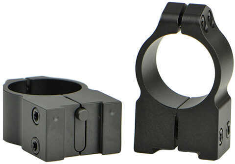 Warne 1" High Scope Rings With Matte Black Finish Md: 2Tm