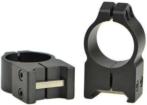 Warne 1" High Scope Rings With Matte Black Finish Md: 202M