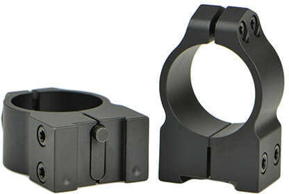 Warne 1 inch Tikka Permanently Attached - Medium Matte Rings