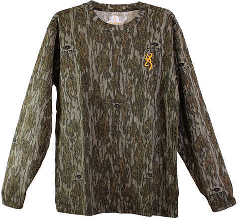 Browning Tee Ls Wasatch Mobl Medium