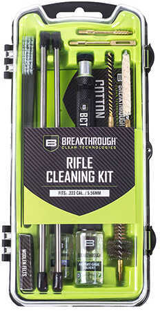 Breakthrough Clean Technologies Vision Series Cleaning Kit For AR15 Includes Rod Sections Hard Bristle Nylon