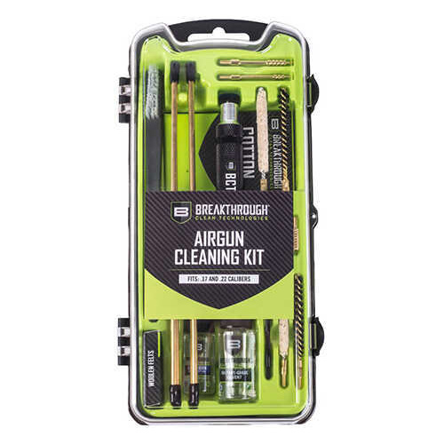 Breakthrough Clean Technologies Vision Series Cleaning Kit For .17/.22 Caliber Airguns Includes Rod Sections Ha